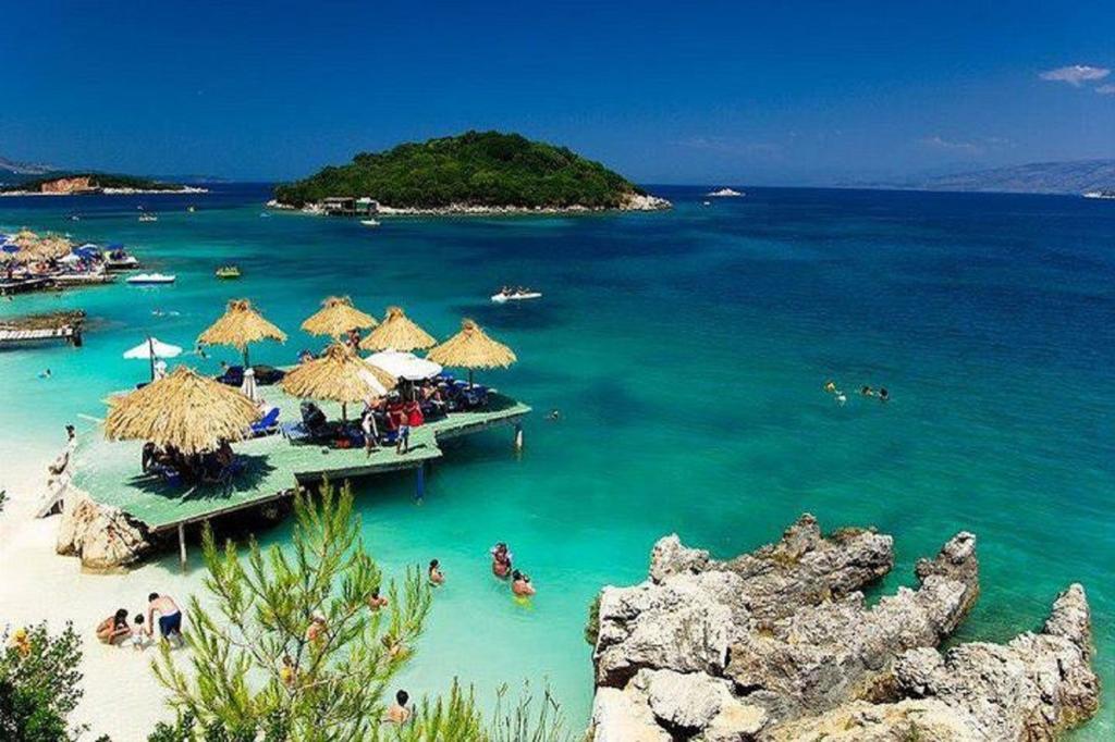 Hotel Moscopole Ksamil Eksteriør bilde